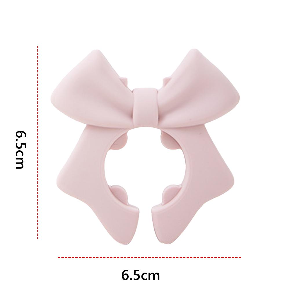 Silicone Spoon Rest Anti-Scalding Spoon Holder Bow Spill Stopper for Spoon Cooking Utensil