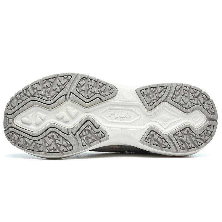 FILA Fashion Sneakers Cool Lightweight Synthetic Leather Low Top Marathon Running Shoes Women Sneakers Gray Green F12W144154FSF