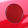 Red Carbon Fiber Car Fuel Tank Cover Panel Sticker For Chevrolet Camaro 2010-15
