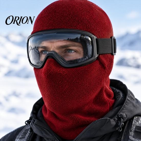 Thermal Face Cover Motorcycle Riding Fleece Mask for Winter, Windproof Cold Weather Balaclava Ski Cycling Mask, Neck Gaiter Outdoor Activities