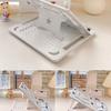 Supporto per Notebook in Plastica Pieghevole Regolabile per Laptop Ergonomico Angolato Dissipazione del Calore Staffa di Supporto per Computer
