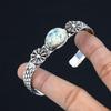 925 Sterling Silver K2 Jasper Gemstone Handcrafted Anniversary Bangle Jewelry