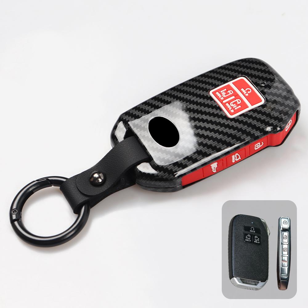 ABS Car Key Case Cover For Kia K5 DLS GT Sorento 4 Carnival Sedona MPV   2022 Remote Fob Shell Accessories Car