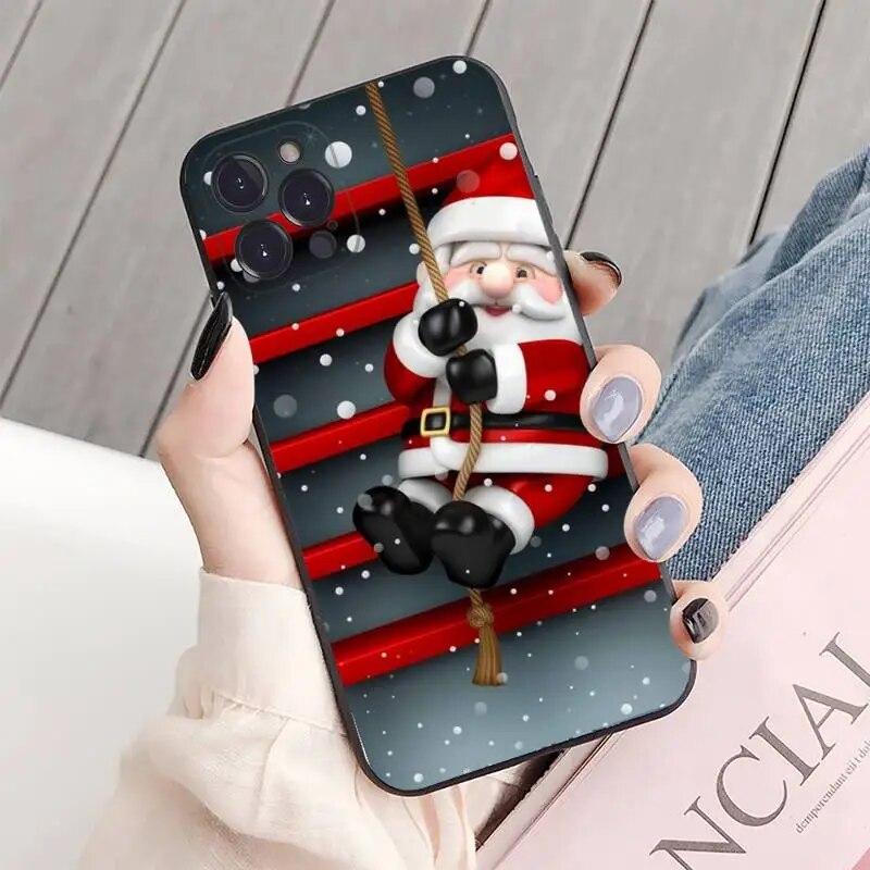 Merry Christmas New Year Phone Case For iPhone Samsung Galaxy Redmi Xiaomi Oppo OnePlus Note S A 7 8 9 10 11 12 13 14 20 21 22 23 53 54 Pro Max Ultra