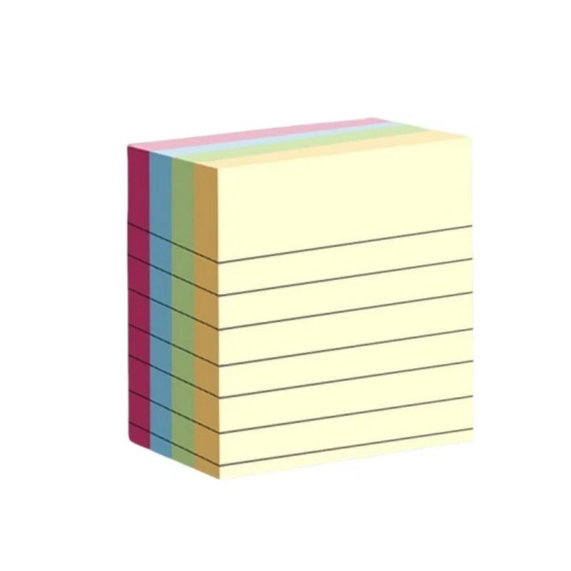 100/200 Pages of Horizontal Line Sticky Notes Paper Notebooks Large Student Office Sticky Notes Notebook Notes Article Summary