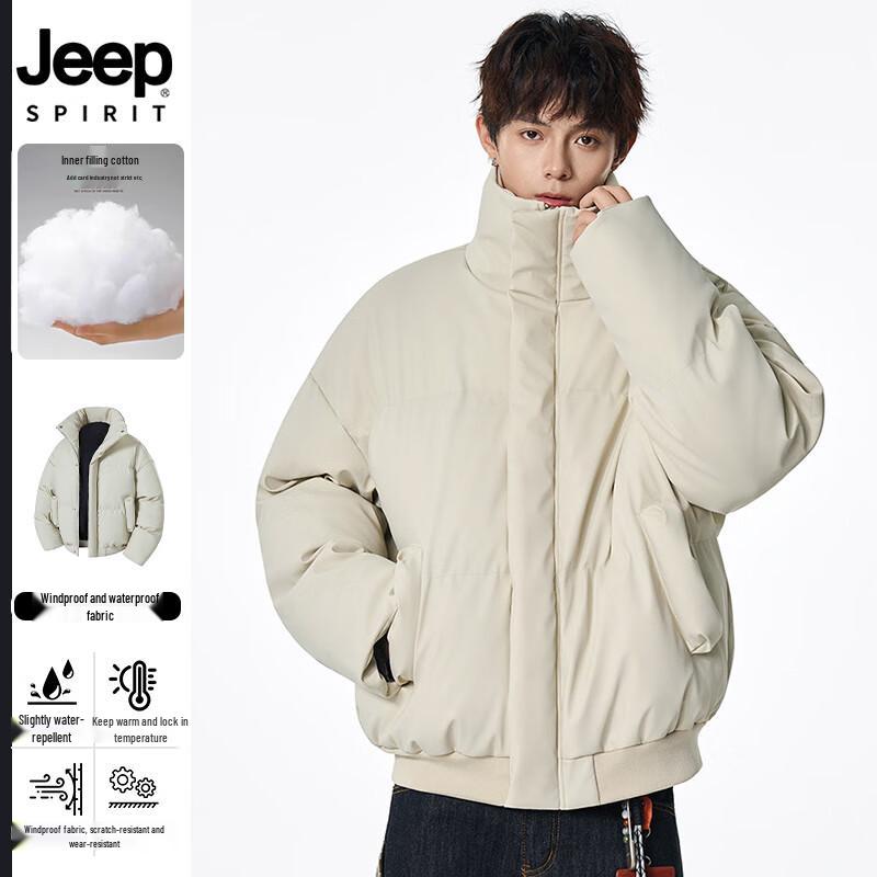 Jeep Spirit Winter Stand-Collar Padded Jacket