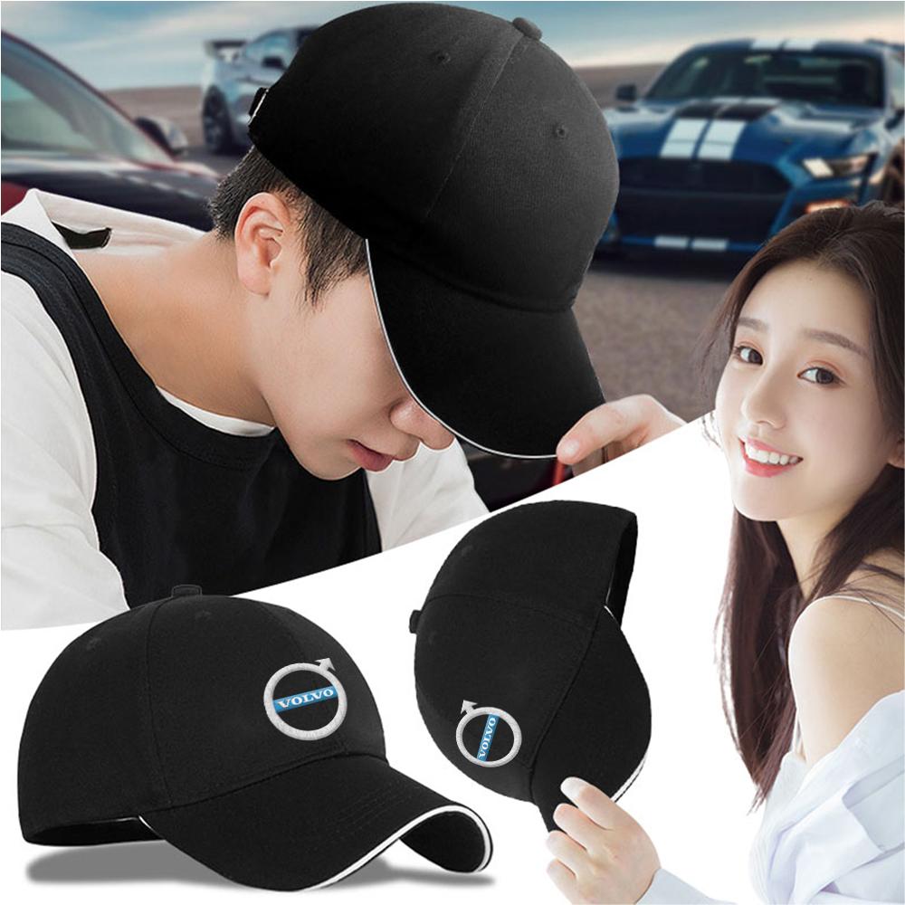 Car Embroidered Baseball Hat Outdoor Sun Protection Baseball Cap For Volvo Rdesign T6 V40 V50 V60 V90 XC70 XC90 RC30 S40 S60 S70