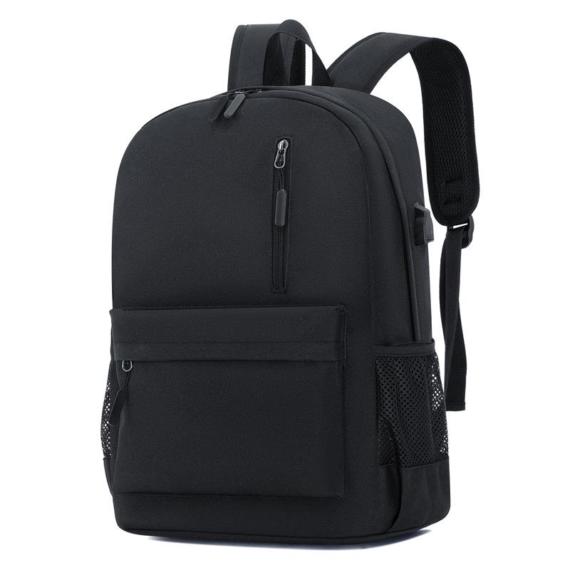 

USB Rechargeable Canvas Backpack for Students - Unisex Korean Style