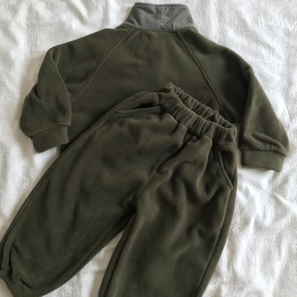 Kids Autumn Winter Clothing Set Fleece Hoodie + Pants 2 Pcs Girls Suit Double Fleece Kids Boys Tracksuit