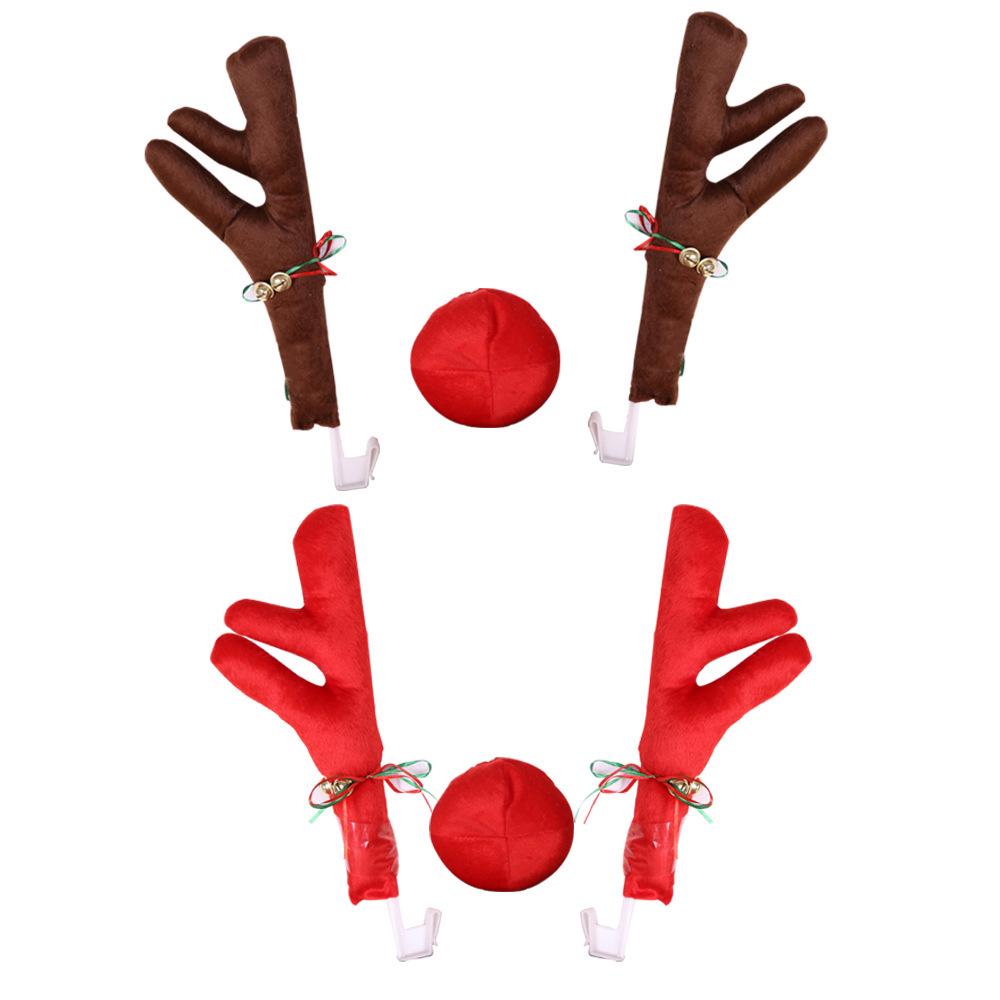 Christmas Car Reindeer Antler Decorations