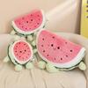 Plush Watermelon Toy Cushion With Pp Cotton Filling For Kids And Gift Giving