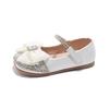 Spring Autumn Girls Shoes Sparkly Wedding Shoes for Girl Glitter Baby Dance Performance Shoes Princess Kids Mary Janes H09111