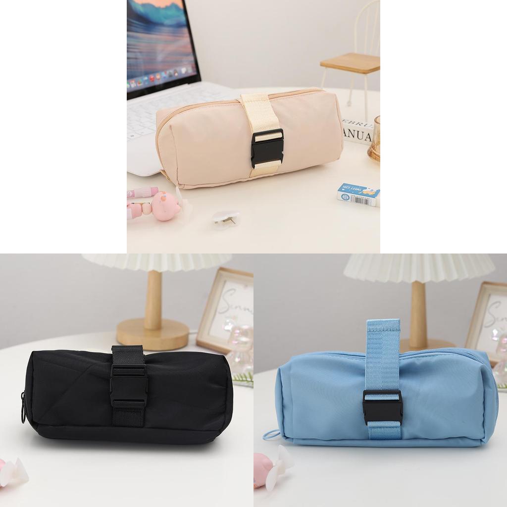 Minimalist Pencil Case For Girls Large Capacity Durable Fabric Storage Organizer For Students
