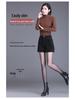 Women's High-Waisted Corduroy Wide-Leg A-Line Bootcut Shorts - 2026 Spring/Autumn Fashion Trend
