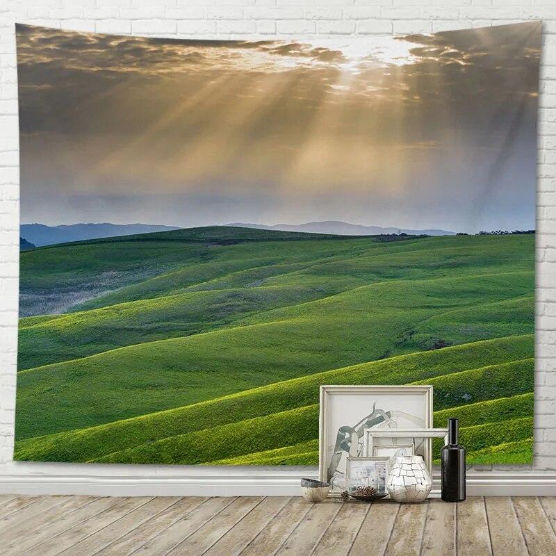 Гобелен с пейзажами голубого неба — фото 16