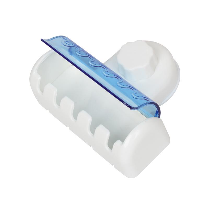 Suction Cup Punch-Free Dustproof Wall-Mounted Toothbrush Holder