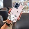 Phone Pouch Couple Phone Case For MOTO G24 Power TPU Soft case Shockproof Durable Waterproof Cartoon Cute Protective