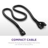 NZXT 12VHPWR Adapter Cable NZXT C Series GOLD 12VHPWR Cable for PC Power Supply PS1338 BB-CG1BB