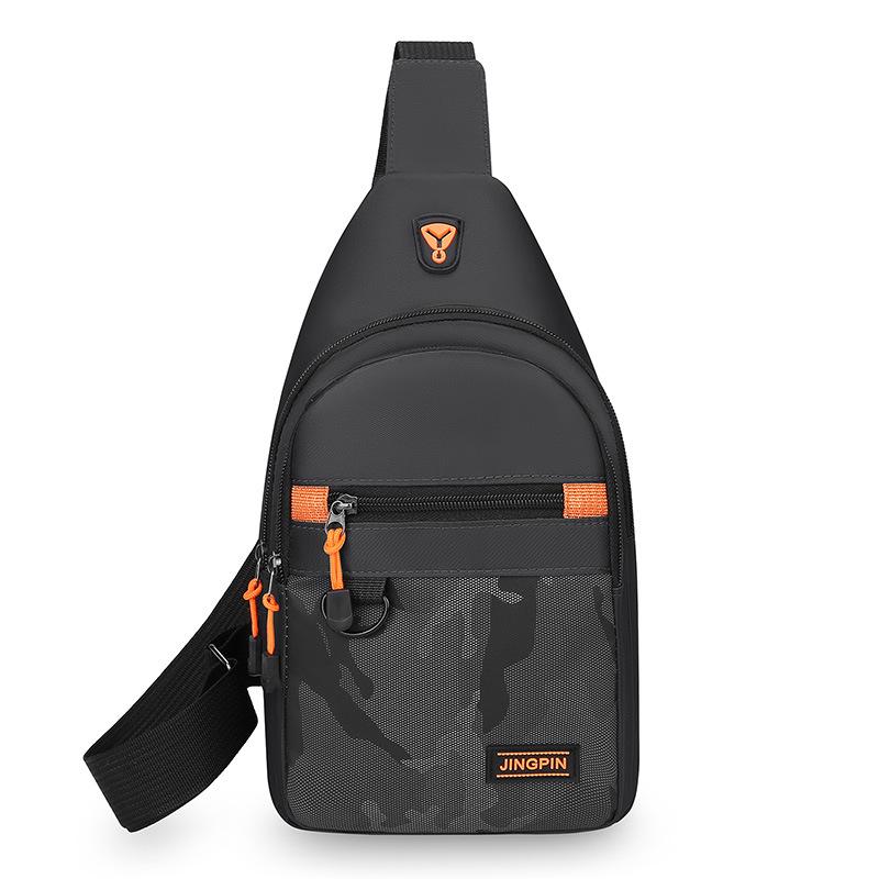 

Мужская простая нагрудная сумка Ins Модная сумка через плечо Уличная сумка для отдыха и спорта Сумка-мессенджер Большой вместимости Сумка для поездок на работу