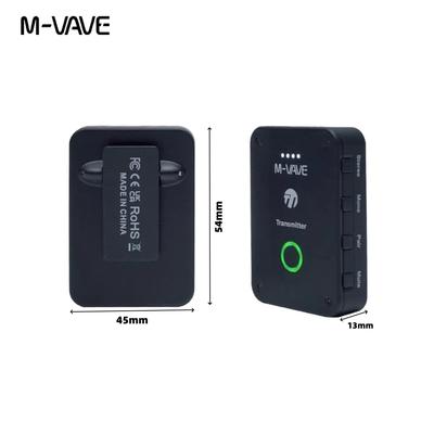 M-VAVE WP-9 Bezdrátový systém in-ear monitorů | Ultra-nízká latence 4,5 ms | 2,4G Dobíjecí, Mono/Stereo & Ultra-nízká latence pro živé vystoupení/studio/kapelu
