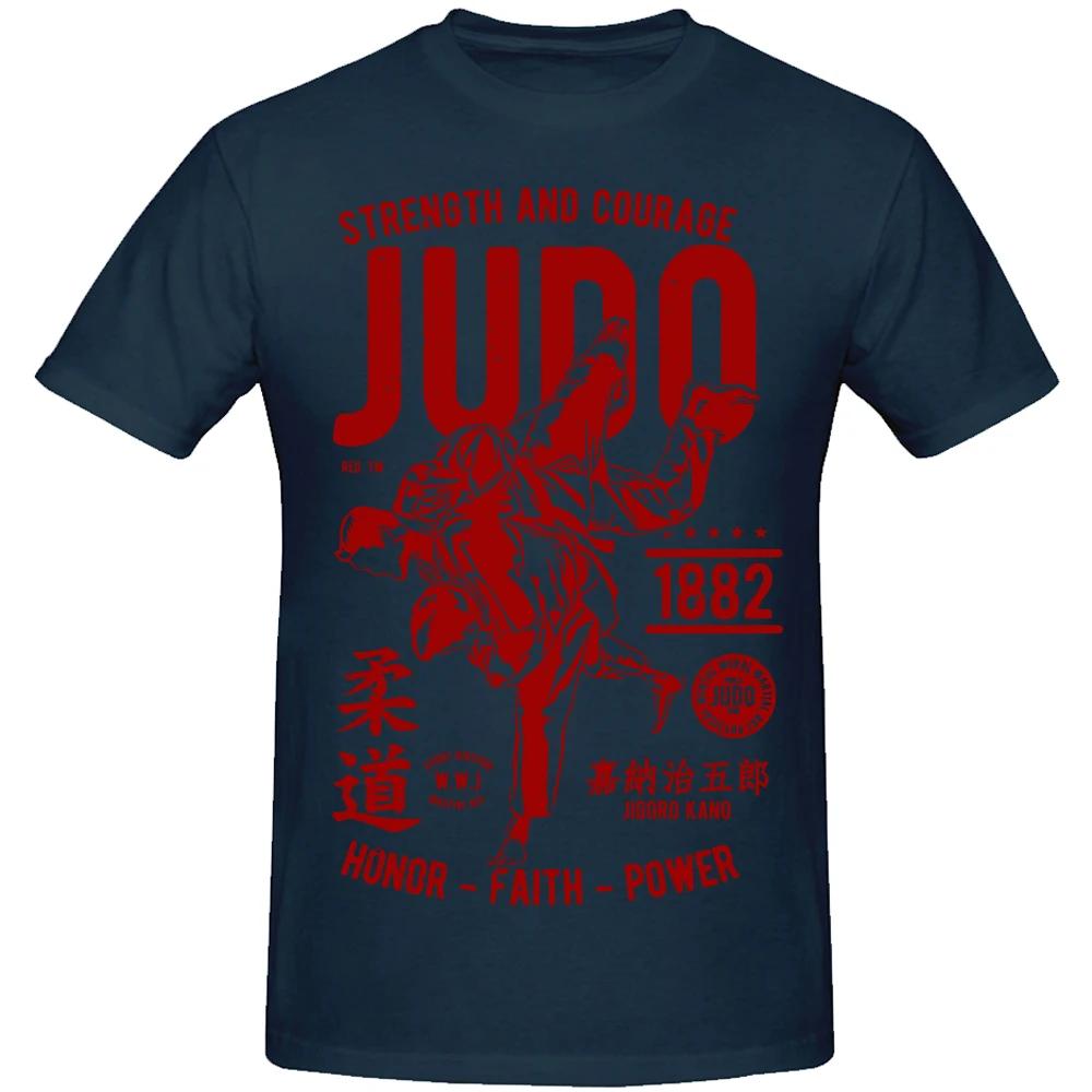 Strenght and Courage Judo 1882 Faith Power T Shirt Tee Unisex Unique Design T Shirt Cotton Euro Size Causal Sports TShirt