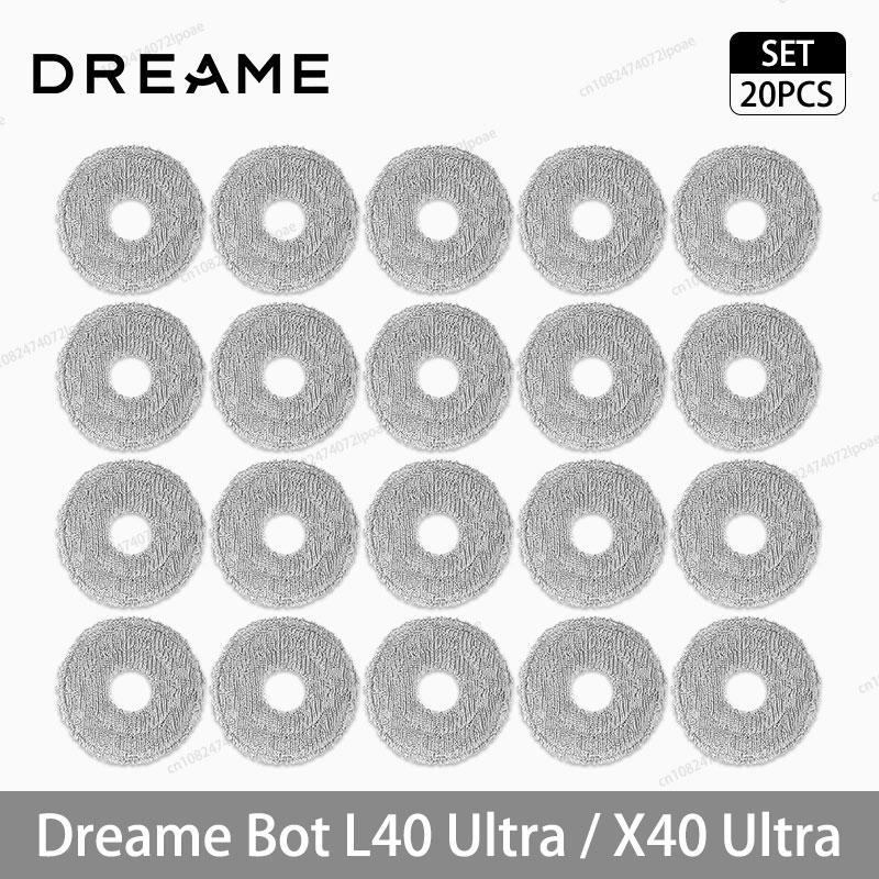 Dreame L40 Ultra / X40 Ultra Odkurzacz Akcesoria Zamienne Główna Szczotka Boczna Filtr HEPA Ściereczki do Mopa Worek na Kurz Części Zamienne