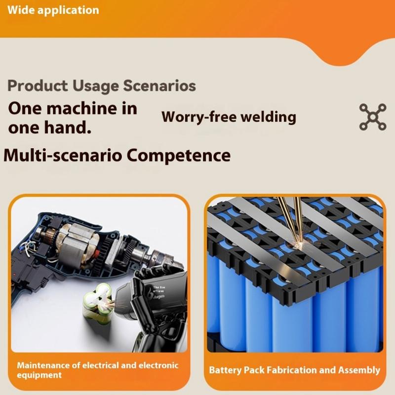 Spots Welding Machine Adjustable 0.5-3mm Electrode Gaps Automatic Manual Modes For Battery Electronics Hardware Repairs