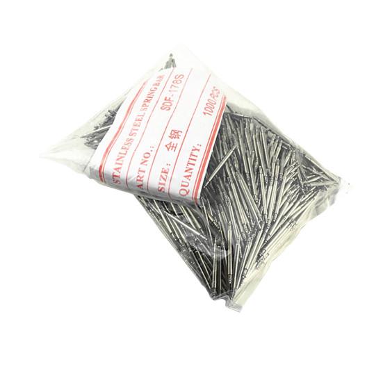 1000 pezzi perni per barra a molla diametro universale 1,5 mm perni per cinturino in acciaio inossidabile strumenti di rimozione per orologiaio