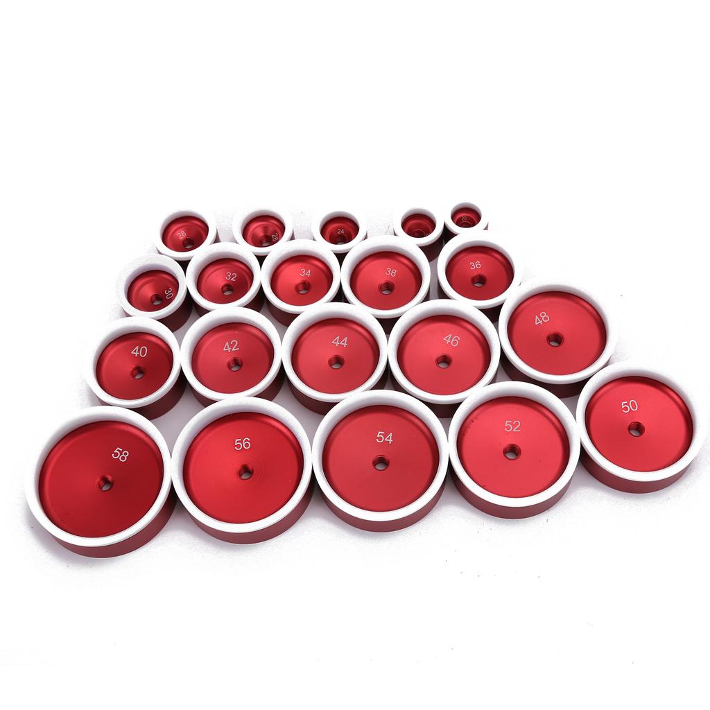 Capping Machine Dies 20 Sizes with Nylon Cover Watch Back Cover Pressing Machine Accessory