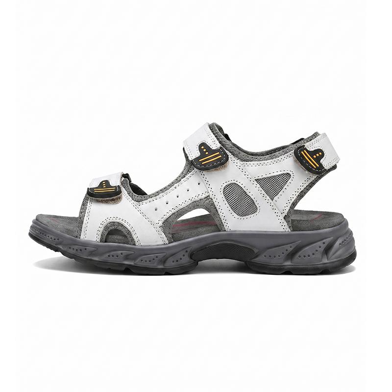 Classics Style Men Sandals Outdoor Walking Summer Shoes Anti-Slippery Beach Shoes Men Comfortable Soft Leather Sandals