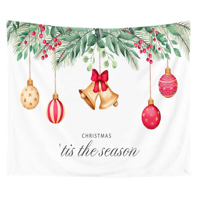Wall Tapestry Christmas Hanging Cloth Background Xmas Home Decoration Tapestry
