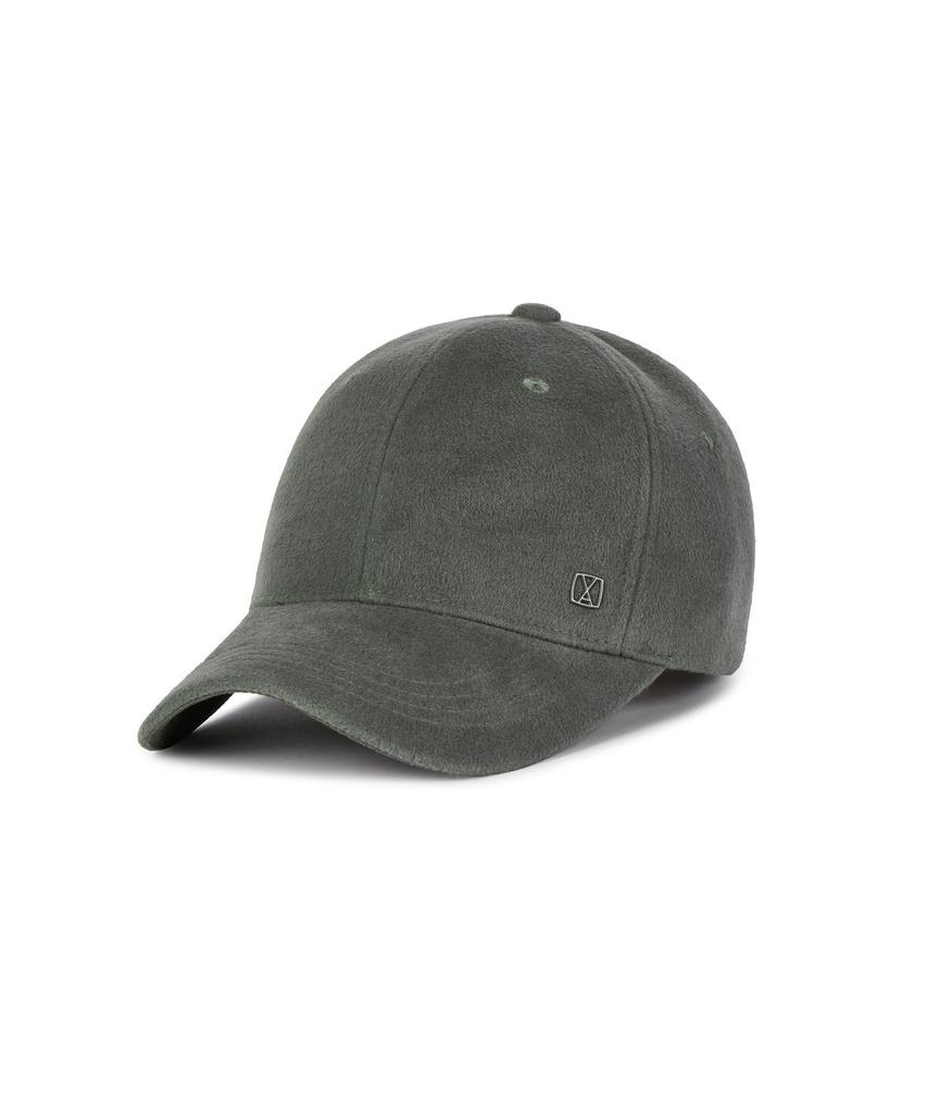 Bajal Va Square Wool Ball Cap Forest Green