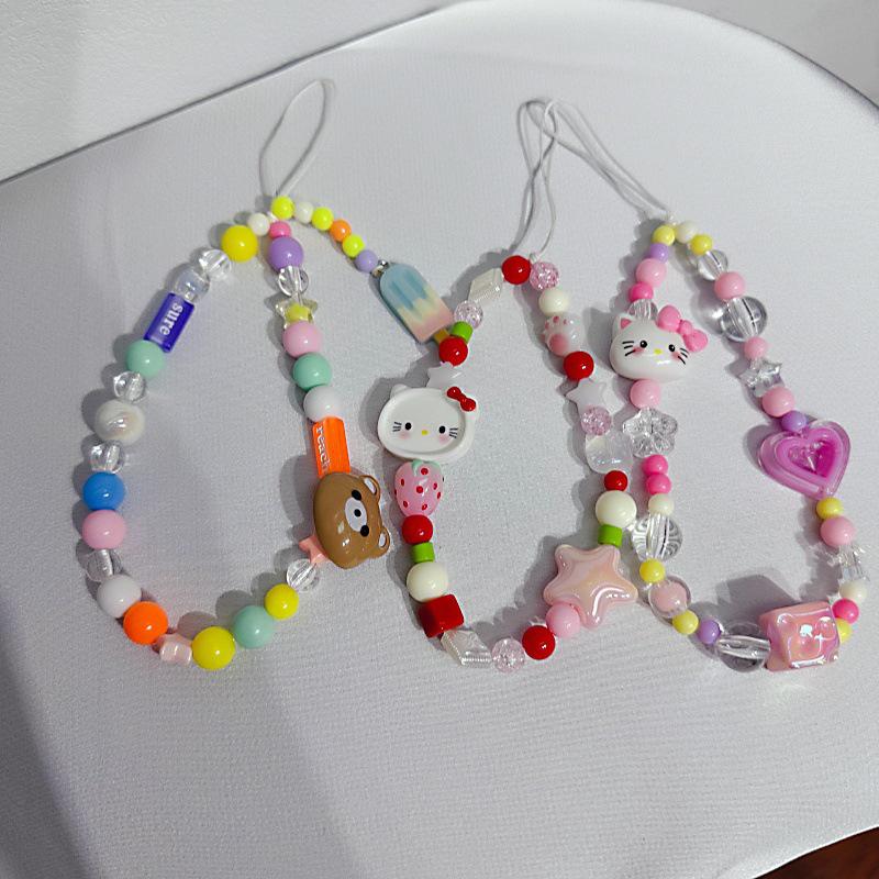Korea Y2K Telefoni kaelapael Kawaii Süda Täht Liblikas Stiilis Telefoni ripats Karu Magus Lahe Tüdruk Telefoni kett