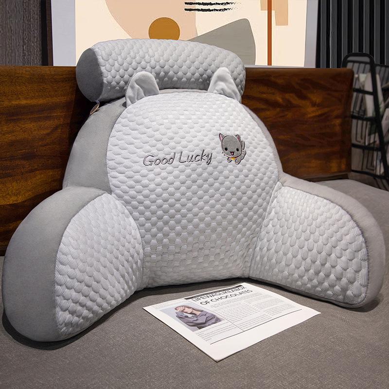 Cooling Bean Ice Animal-Shaped Lumbar Cushion - Cute Cartoon Dinosaur, Rabbit, Dolphin Headboard Pillow