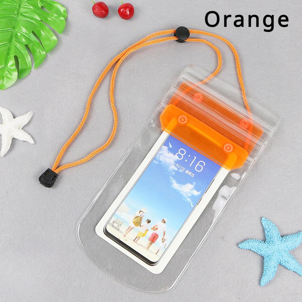 Cell Phone Waterproof Bag Three Channel Thickened Touch Screen Dive Sleeve Swimming Spa Seal Bag