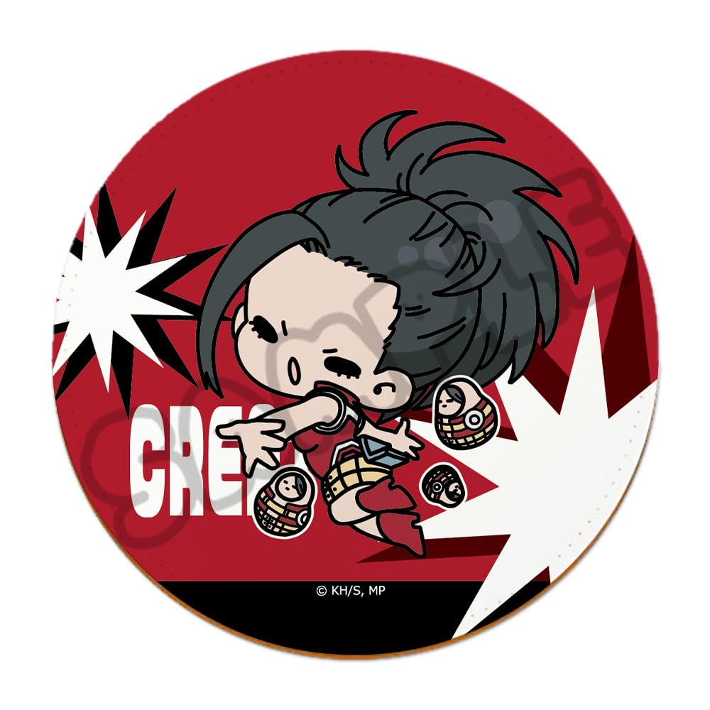 TV Anime Hero 1st Edition Leather Coaster M B "My Academia" [Yaoyorozu Momo] Everyone's Mochocho!
