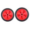 Heavy Duty Air Compressor Replacement Wheel Plastic Casters 5inch/6inch Shock Absorbing Nonslip Design Smooth Rolling