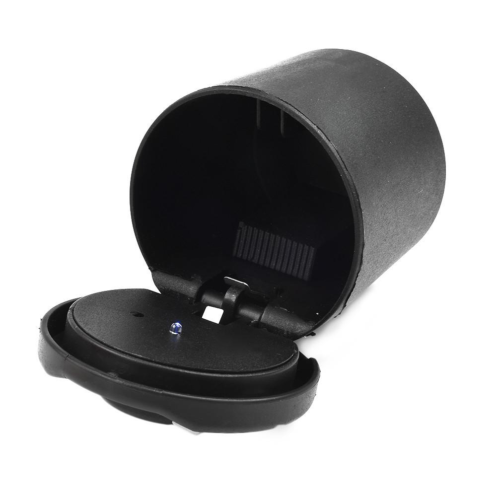 1X Schwarz LED Blau PKW KFZ Beleuchtung Autoaschenbecher Aschenbecher Familien