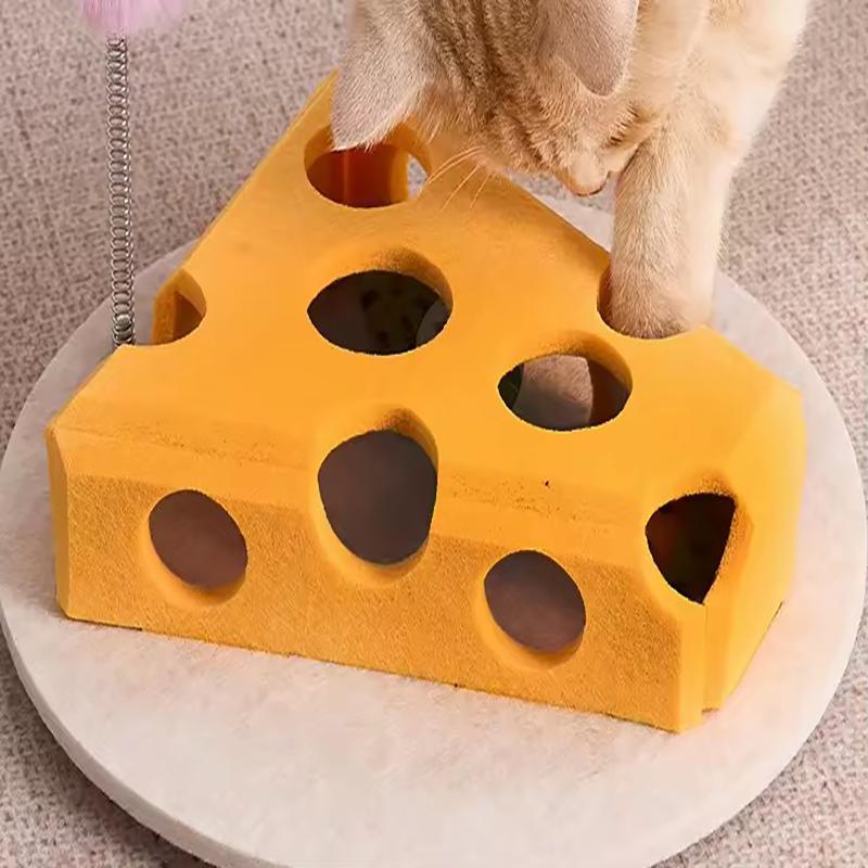 Interaktivní kočičí puzzle hračka puzzle plstěná krabice pro vnitřní kočky kotě nástroje pro mentální trénink hra na schovávanou hračky pro kočičí agilitu