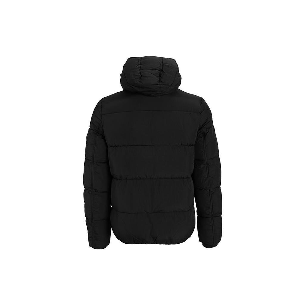 Calvin Klein Logo Printed Thick Hooded Long Sleeve Jacket Men jackets Black K10K107485-BEH