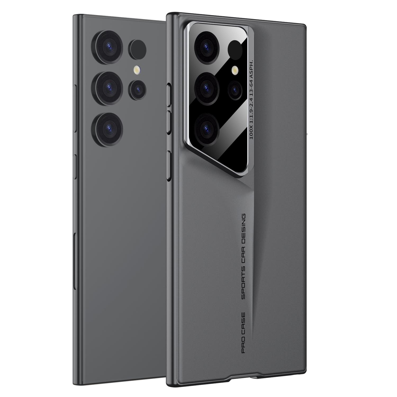 

Чехол GKK для Samsung Galaxy S24 Ultra PC, супертонкий противоударный чехол для телефона с защитой от падения Grey