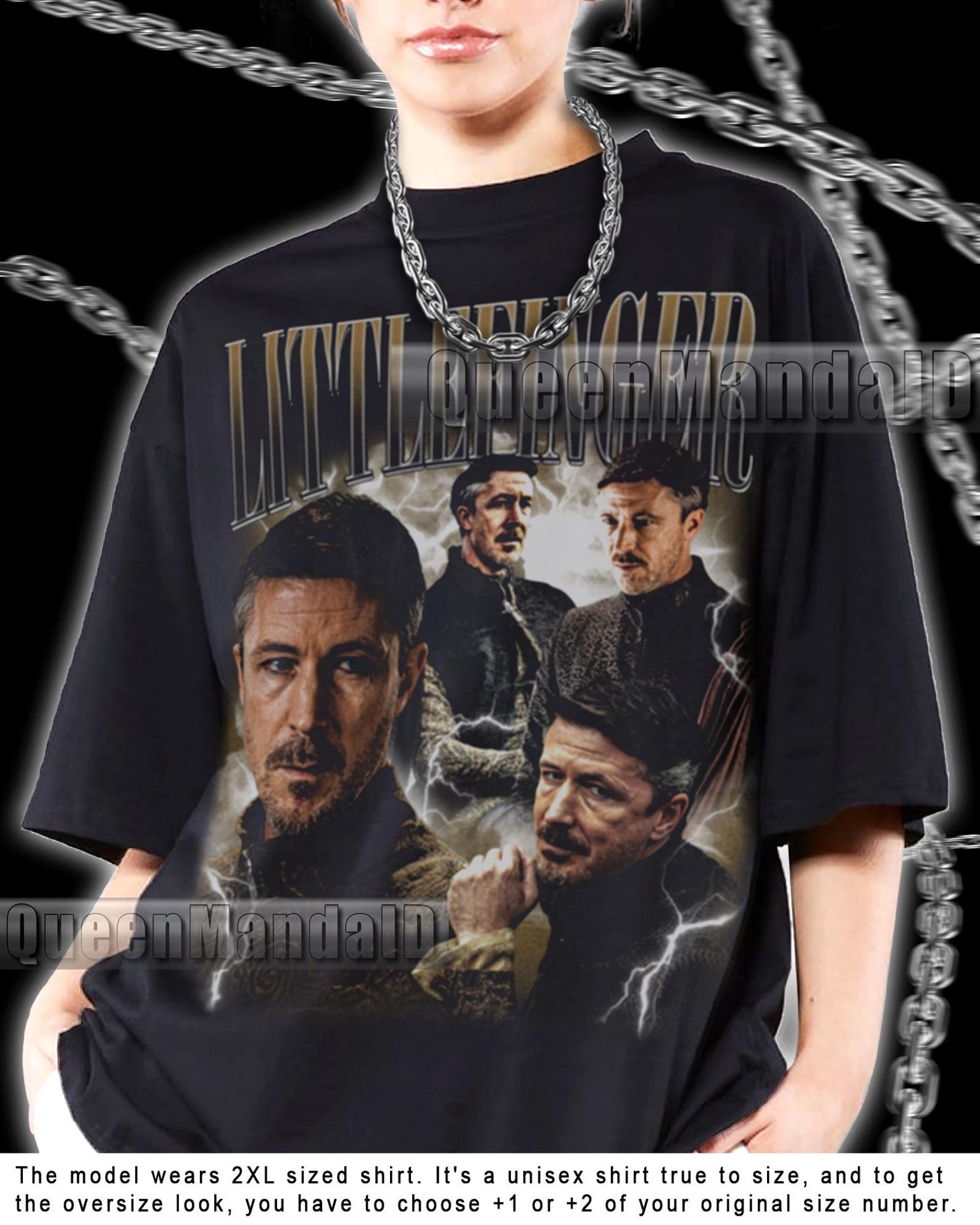 Littlefinger Petyr Baelish 90s Retro Bootleg T-Shirt KUS107 3XL