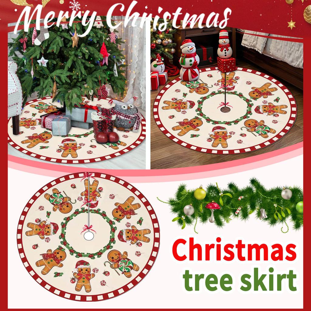 Decorațiuni de Crăciun cu fustă de brad