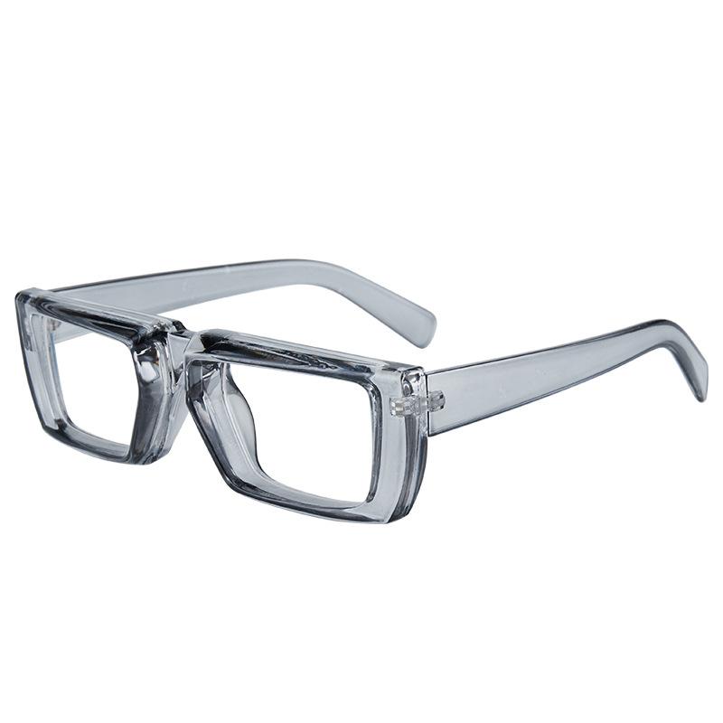 Retro Frame Reading Glasses for Men Women Anti-Blue Ray Computer Eyewear Unisex Fashion Thicker Sqaure Prescription Eyeglasses