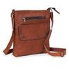 Handmade Leather Crossbody Bag: Rustic Boho Sling Purse