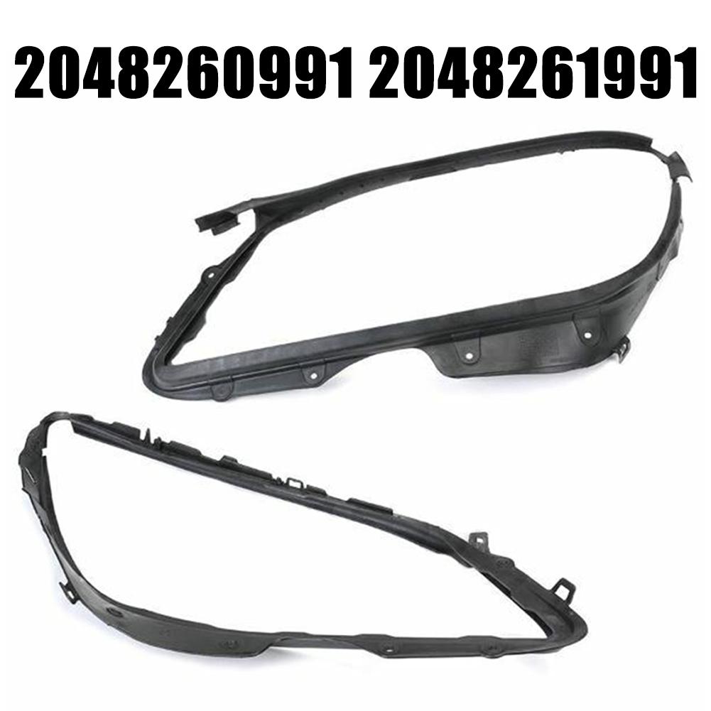 Coppia di Guarnizioni Coperchi Fari Strisce Sigillanti per Mercedes W204 Capacità di Ricarica Migliorate Numero OEM 2048260991 2048261991