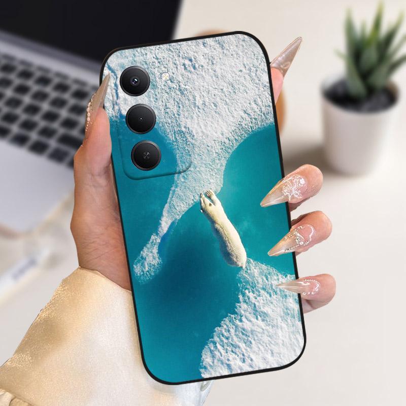 For Redmi 15 4G 5G Phone Case Fashion Silicone Soft TPU Back Cover For Xiaomi Redmi15 Phone Case Shockproof Bumper Fundas Coque