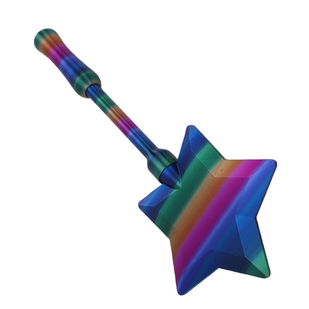 Porta bacchetta a forma di stella per carte di credito stampata in 3D, per pagamenti contactless Tap to Pay, per carte di debito e gift card, colori sfumati