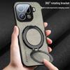 Compatible OPPO FindX9U Suede Leather Stand Case with Full Lens Protection