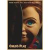 Child's Play 2 Chucky Retro Movie Poster Kraft Paper Wall Art